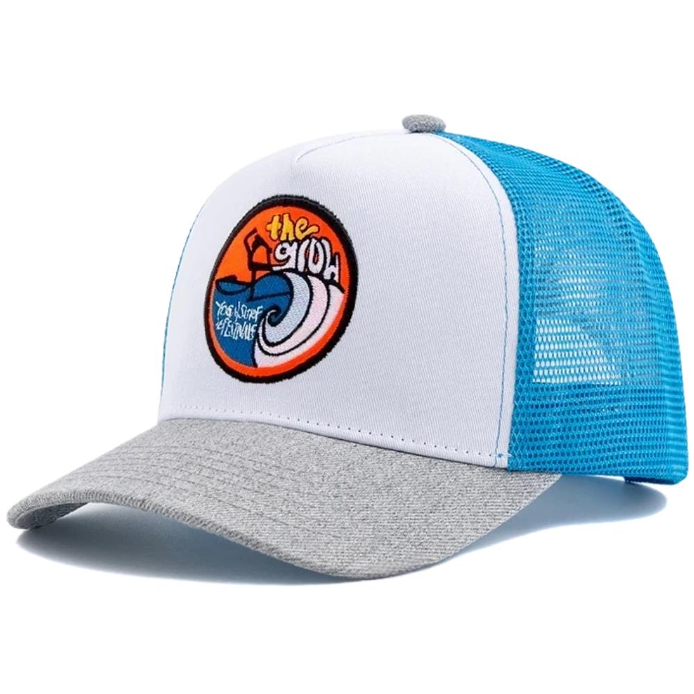 Unisex Geborduurde Trucker Pet Mesh Baseballpet Zomer Buiten Zonbescherming Trend Pet Pet Voor Mannen Vrouwen