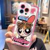 Anime The P-Powerpuff Girls Cover Clear Phone Case For iPhone Apple 17 AIR 16E 16 15 14 12 13 11 Pro Max Plus XR DIY Shell Case