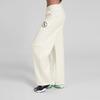 Reebok Letter Mid Waist Loose Casual Pants Women Bottoms Off-White 24SRC602WGW2