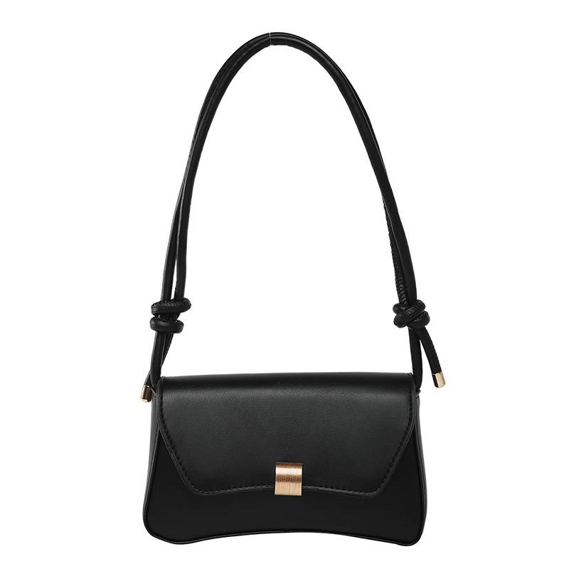 Urban Commuting Temperament Versatile Women's Handbag Spring New Product Simple Solid Color Premium Shoulder Messenger Bag