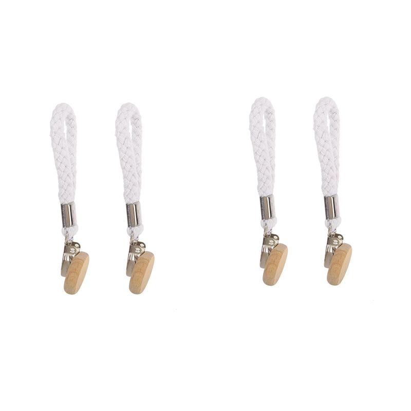 2PCS/4PCS/6PCS Multifunctional Household Bathroom Small Storage Clip Cotton Woven Rope Kitchen Towel Holder Cloth Hanger