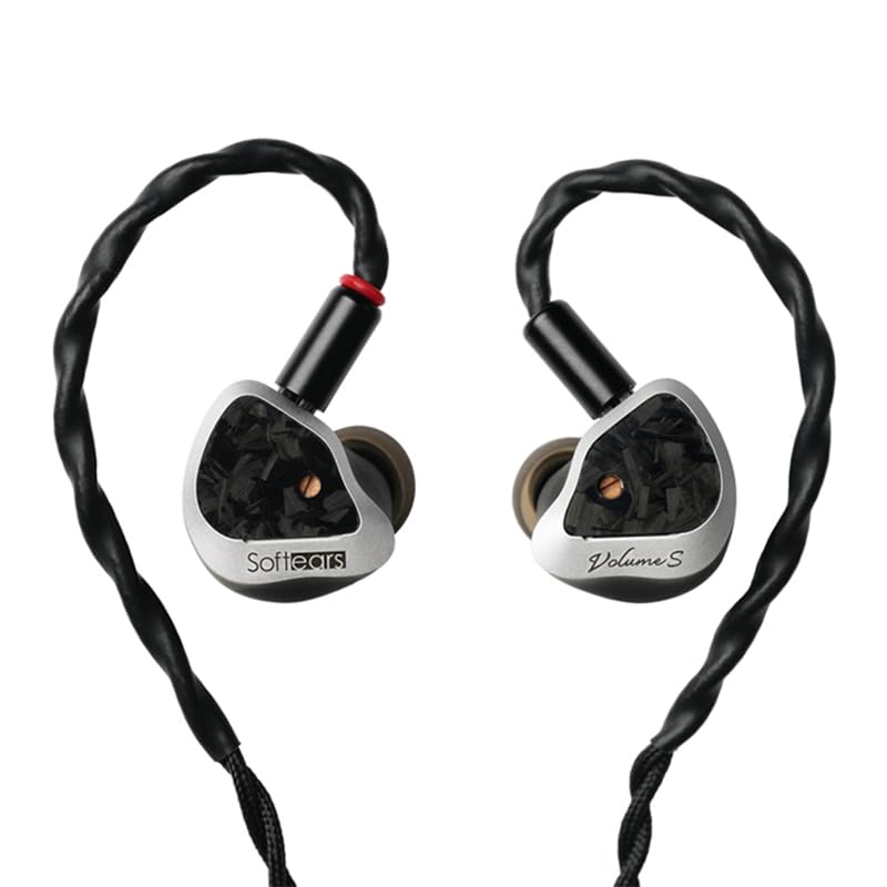 

LEAUDIO Softears Volume S with Interchangeable Headphones Earphones, 1DD+1Passive DD+2BA, 3.5mm/4.4mm чорний