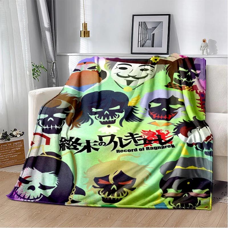 2025 New Style Cartoon Record of Ragnarok Anime Blanket,Soft Throw Blanket for Home Bedroom Bed Sofa Travel Picnic Cover Kids