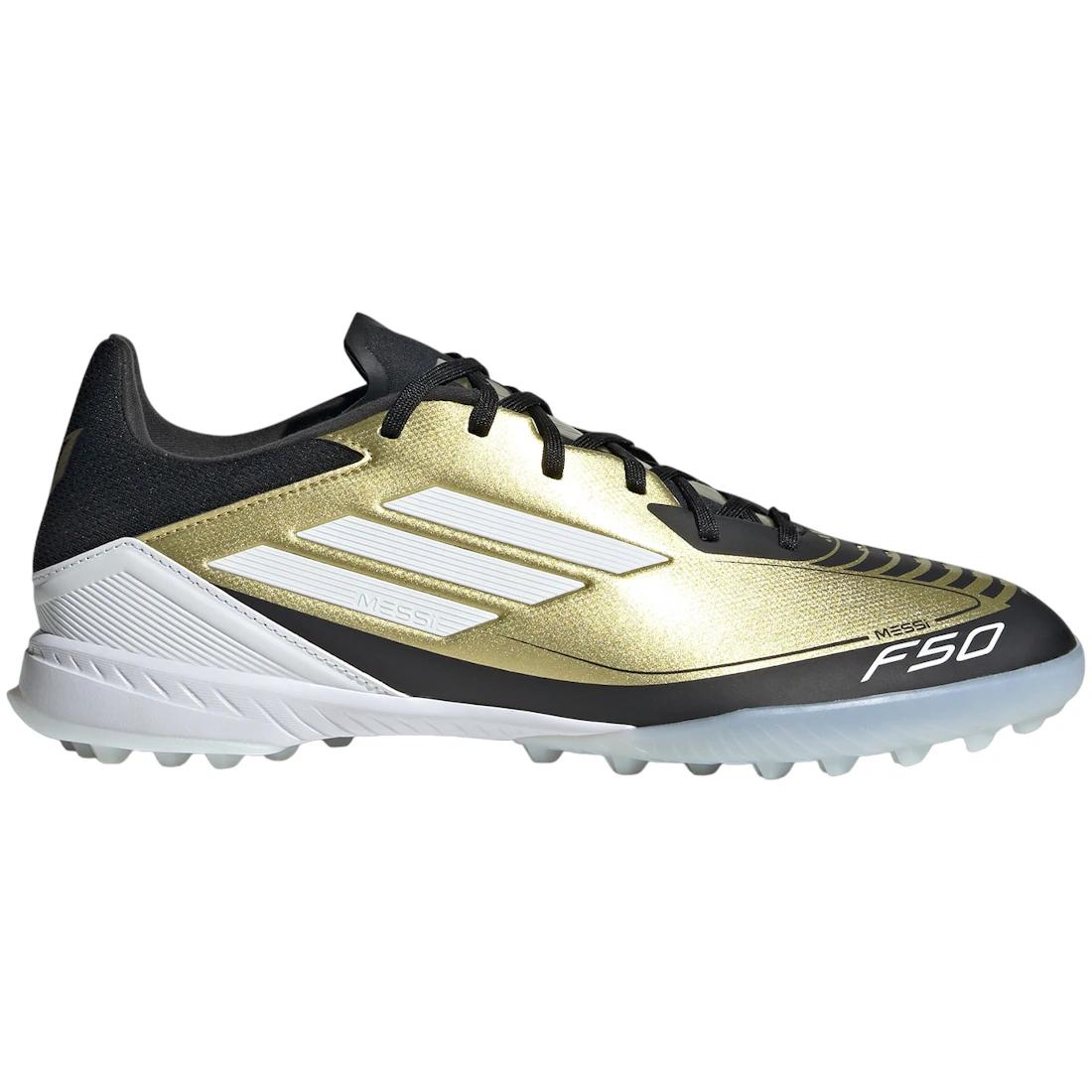 

Кроссовки adidas F50 League Turf Messi Золотистый металлик Облачно-белый Основной черный(IG9282) 40