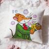 Geronimo Stilton Cushion Cover Premium Comfort Reversible Pillow Cove -Two in One Design for Any Room & Car Interior