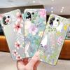 Cute White Rabbit Flower Floral Clear Case For Xiaomi Poco X3 Nfc X3pro M3 F1 F3 For Mi 11 12 13 11x 12x Pro 11 10 Lite 11t 10t