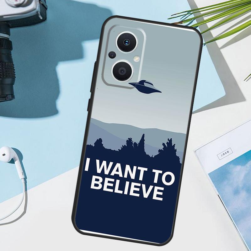 

The X Files I Want to Believe Cover For OPPO Reno 14 Pro 10 11 12 13 14F 13F 12F 11F 7 8 Lite OPPO Find X9 X6 X5 X8 Pro Case OPPO Reno13