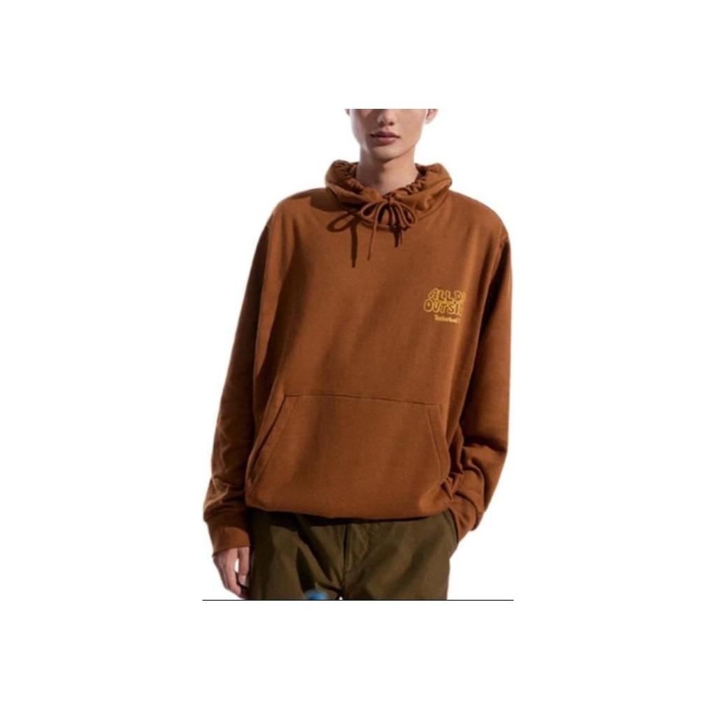 Timberland Hooded Casual Pullover Comfortable Sweatshirt Men sweatshirt Dark-Wheat A43J5-EH2