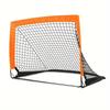 Portable Soccer Goal Net Quick Assembly, Durable Oxford Cloth, Ideal for Training & Outdoor Fun Orange/Black, Soccer Accessories