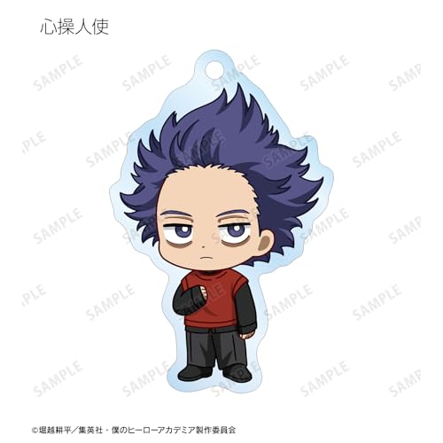 TV Anime "My Hero Academia" Trading Chibi Character Red Casual Clothes Ver. Acrylic Keychain Box of 15