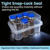 Transparent Insulin Vial Storage Case 3/5/7/10 ML Pill Vial Cooling Case  Freezer Box