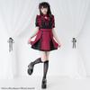 Liebe Meine Liebe Chinesischer Linien-Schlitz Rosa und Landmine Yumetenbo Damenrock, 534752, Weiß, Massenproduktion, Stil,