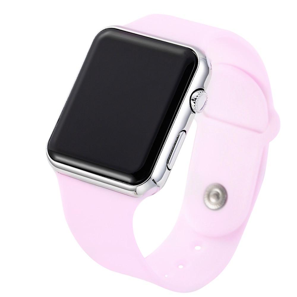Summer LED Square Display Fashionable Casual Couple and Student Sports Watch