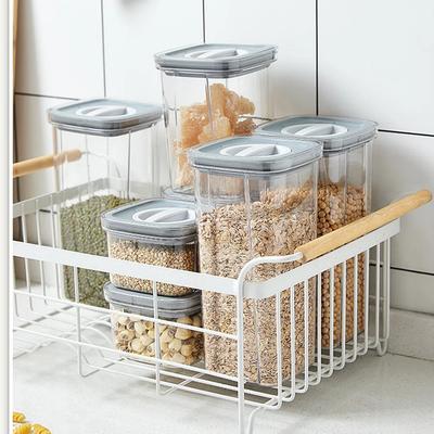 Kitchen Storage Box Organizer Boxes Food Storage Containers Jars for Bulk Cereals Plastic Container Order Spices Accessories Jar