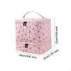 Double Layer Nail Organizer Art Carrying Case Dryer