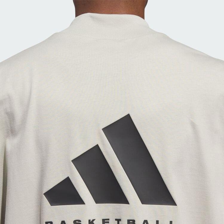 Adidas Half High Neck Solid Color Breathable Pullover Long Sleeve T-Shirt Unisex Tops IN9563