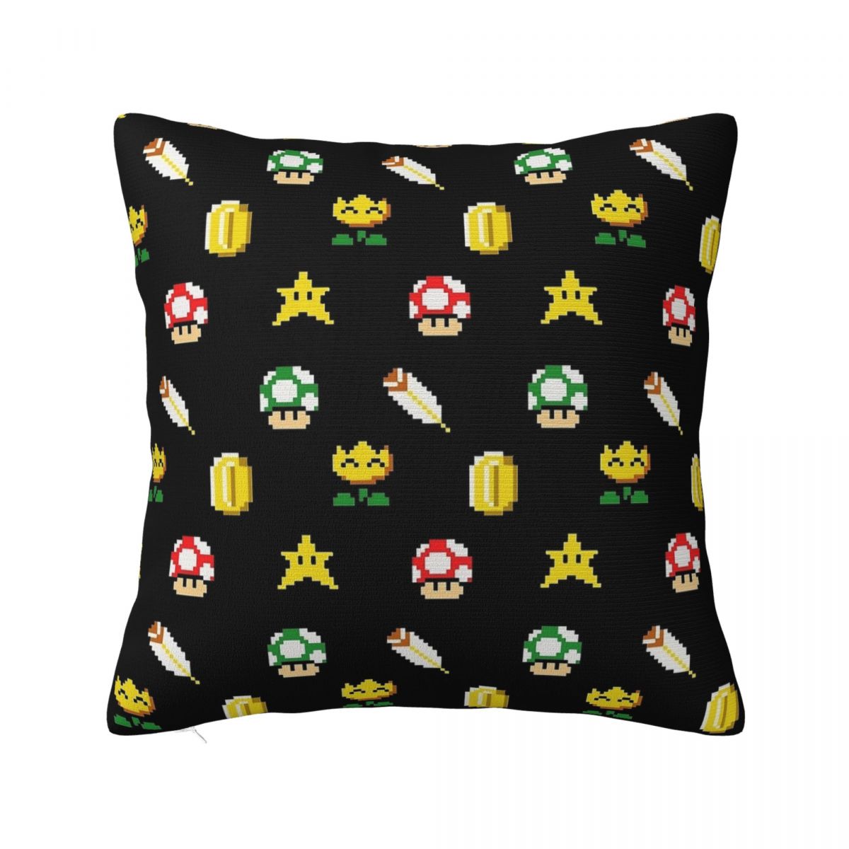 

Boo Video Games Pillow Cases Super Marios Cushion Covers Novelty Zippered Decor Pillowcase for Home 45x45cm 12x12Inch