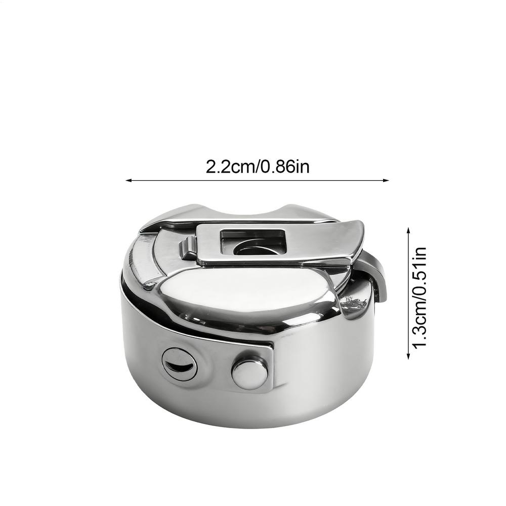 Титановый шпульный колпачок для швейной машины Шпульный колпачок для промышленной швейной машины Аксессуары для бытовой швейной машины серебряный