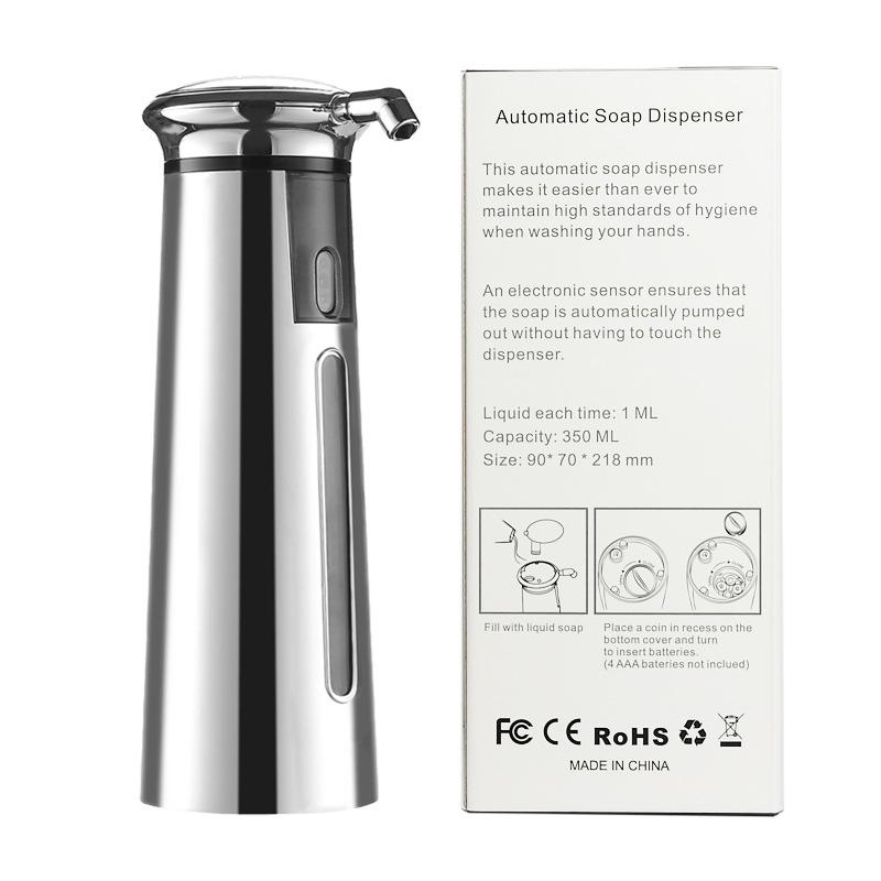 Automatic Sensing Soap Dispenser Intelligent Hand Soap Dispenser Shampoo and Shower Gel Dispenser Bathroom Accessories 350ml