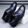 Genuine Leather Mens Dress Shoes Black Formal Social Shoe Male Business Wedding Derby for Man Luxury Italian Work Oxford Loafers
