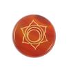 20mm Seven-Color Chakra Gemstone Agate Discs for Creative Decoration