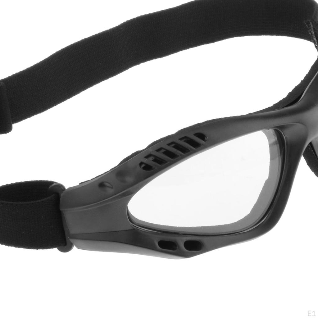 Safety Goggles, Anti Fog Glasses with Adjustable Strap for Riding Hunting Cycling