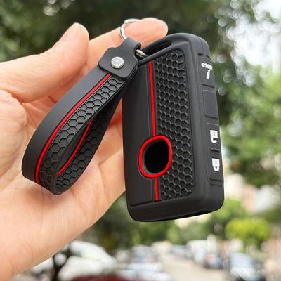 Keychain Organizer For Mazda 2 3 6 CX30 CX90 CX3 CX60 CX50 CX-5 CX-8 MX-5 ND2 Silicone Key Case Protection Cover Shell Caps