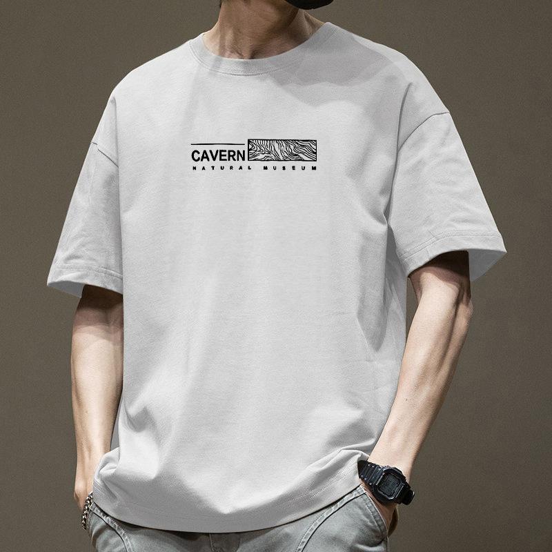 

Cotton Short Sleeve T Shirt Fashion All Match Breathable Summer Sport T-shirt Men Top S