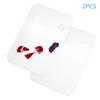 2PCS Acrylic Paint Palette Rectangle Shape Transparent Non-Stick Oil Paint Mixing Tray Comfortable