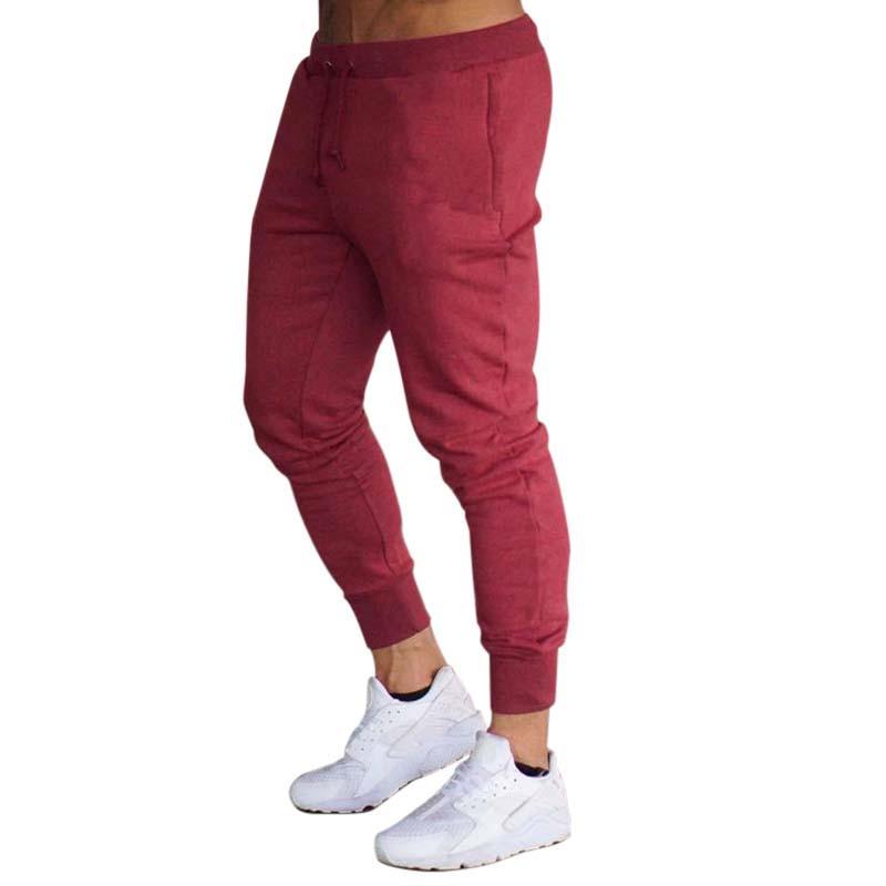 Men's Spring & Autumn Sports Joggers - Slim Fit, Solid Color, Casual & Fashionable