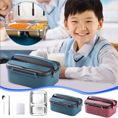 Portable Stainless Steel Self-heating Lunch Box, Insulation Box, Student Lunch Box, Outdoor Self-heating Lunch Box