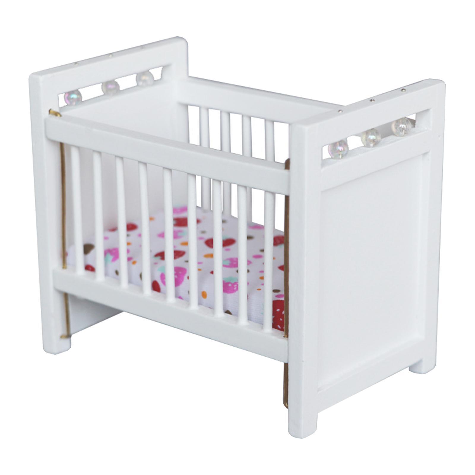 

Симпатичная кровать с подушками, мебель, мини-сделай сам 1:12 для 3-6 лет