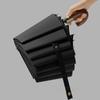 Wholesale 20 Bones Fully Automatic Wooden Handle Bent Hook Men'S Super Large Wind-Resistant Vinyl Sun Protection Folding Men And