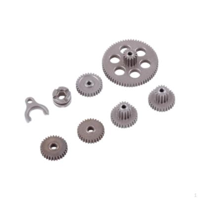 1/24 Scale RC Differential Axle Gears Compact Upgrades Motor Gear Pinion Set Metal Diff