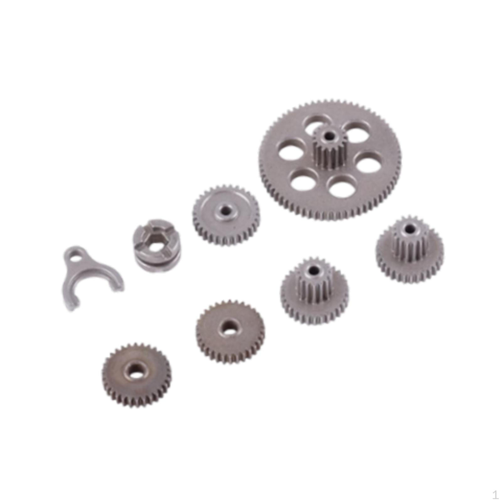 

1/24 Scale RC Differential Axle Gears Compact Upgrades Motor Gear Pinion Set Metal Diff