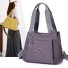 Ūdensnecaurlaidīga neilona soma sievietēm, liela ietilpība, pleca soma, crossbody soma ar daudziem nodalījumiem