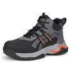 Steel Toe Safety Work Boots Men High-Top Anti-Impact Anti-Puncture Slip Resistant Industrial Shoes