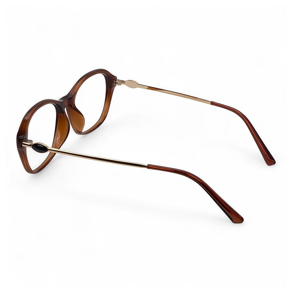 Adije Vilan (Brown) La1048 Horn-Rimmed Eyeglasses