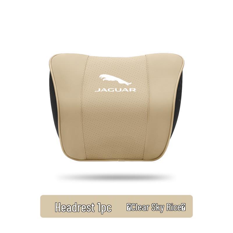Compatible with Jaguar XEL, XFL, E-PACE, XE, XF, XJ headrests and neck pillows, interior trim accessories.