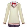 6 ks Cosplay kostýmu Aira Shiratori z anime Dandadan, kompletní sada, dámský halloweenský kostým