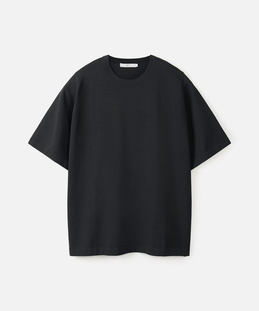 247Silijeu Lunalite 16Gg Half Knit Top Charcoal