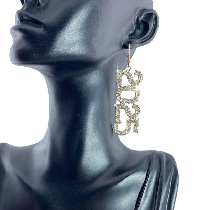 Elegant 2025 Pendant Earrings Jewelry Accessory for Women with Rhinestones Home Accent and Unique Long Designs