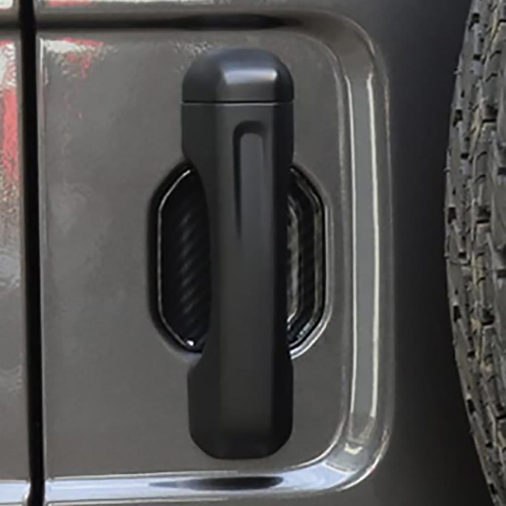 LIUQING Door Handle Bowl Cover Trim for 2018-2024 2025 Jeep Wrangler JL JLU & Gladiator JT 4 Doors Exterior Accessories Door Bowl Scratch Protector