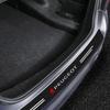 Car Sticker Carbon Fiber Car Rear Bumper Trunk Guard Protected Sticker For Peugeot 107 106 205 206 307 308 3008 207 208 407 508
