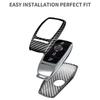Carbon Fiber Key Shell Case Cover for Mercedes Benz AMG A220 CLS E E63S GLE350 4Matic S Car Remote Key Fob Protector Accessories