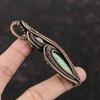 Ruby Fuchsite Gemstone Pendant Copper Wire Wrapped Pendant Handmade Designer Jewelry Rainbow Moonstone Pendant For Gift Copper Wire Jewelry