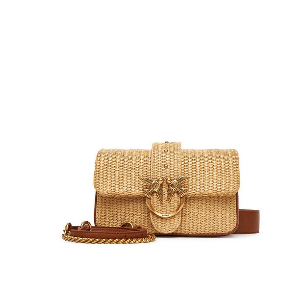 

Сумка PINKO Love One Mini Slouchy Fl PE 25 PLTT 104340 A2CF бежевый