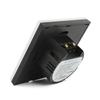 EU Standard Luxury White Crystal Glass Switch Wall Light Touch Switch , 1 Gang 1 Way Touch Switch