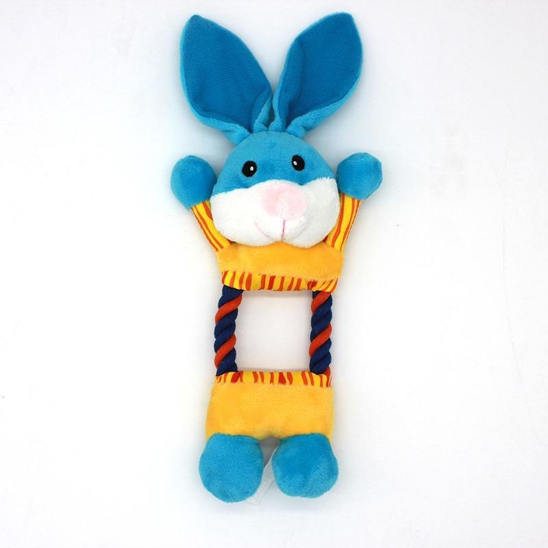 Plush Squeaky Chew Toy For Dogs Cats Bite Resistant Interactive Pet Toy