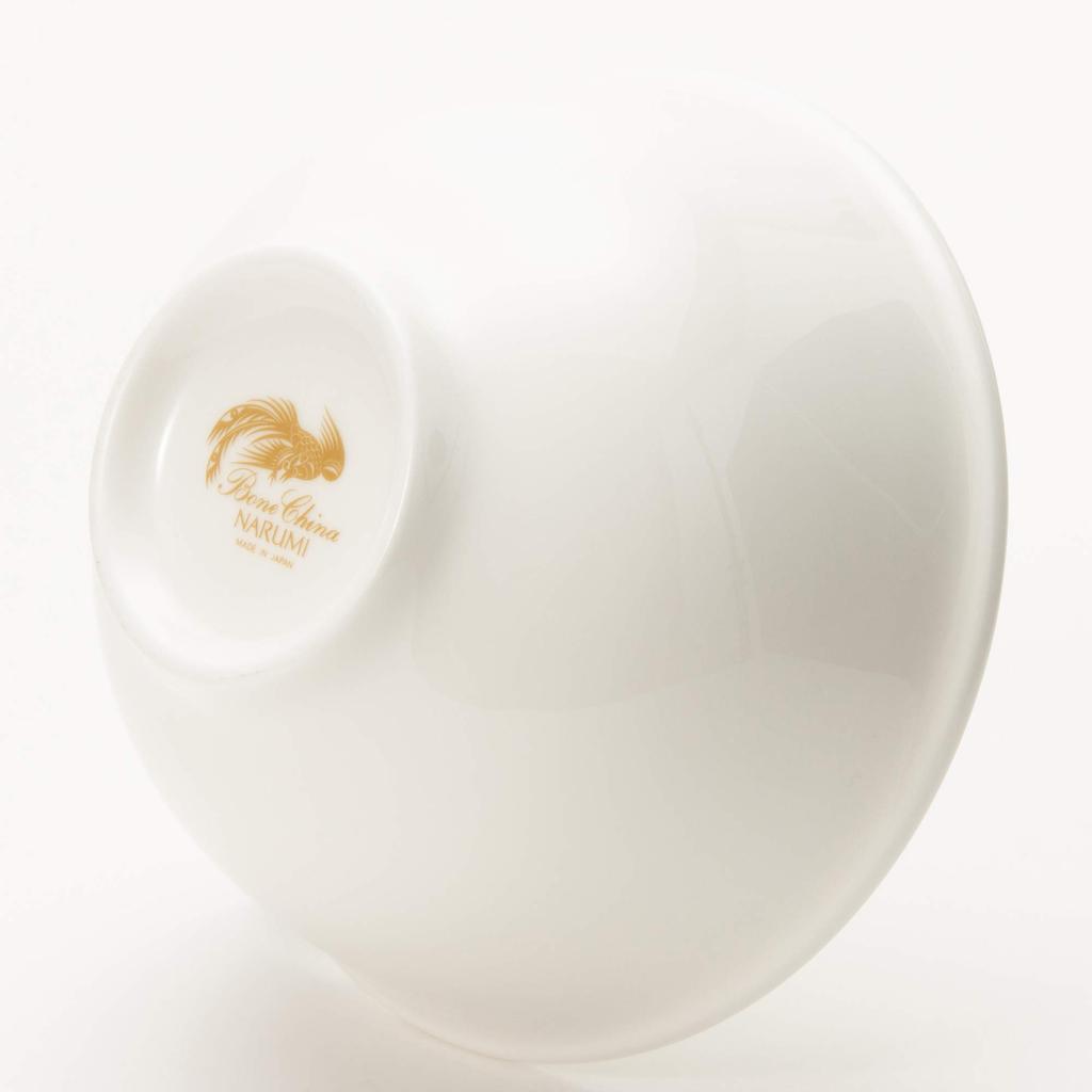 NARUMI Bowl, Plate, Chinese Cuisine, White, 11cm, Rice Bowl, Microwave Safe, Made in Japan, 8906-1186